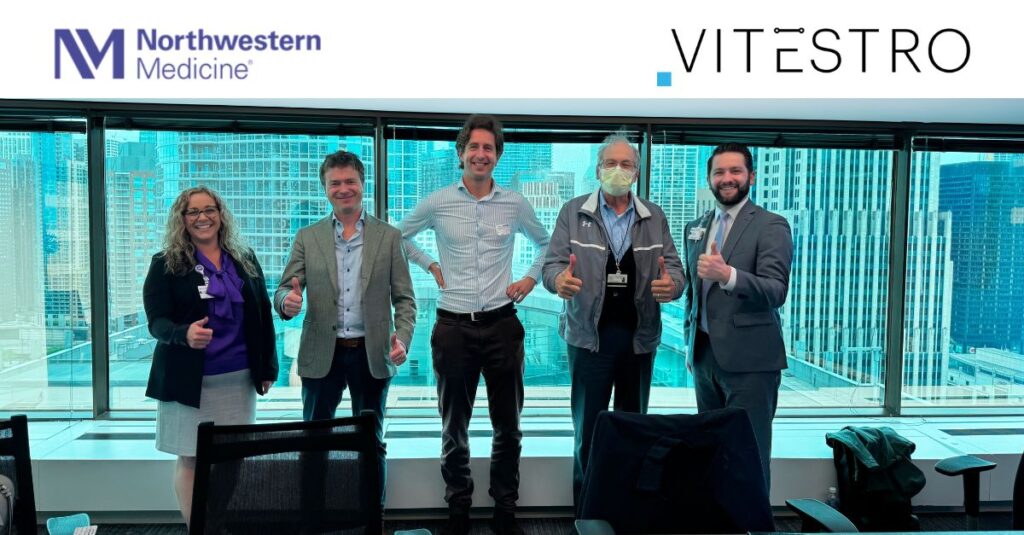 Photo of the Vitestro and Northwestern team
