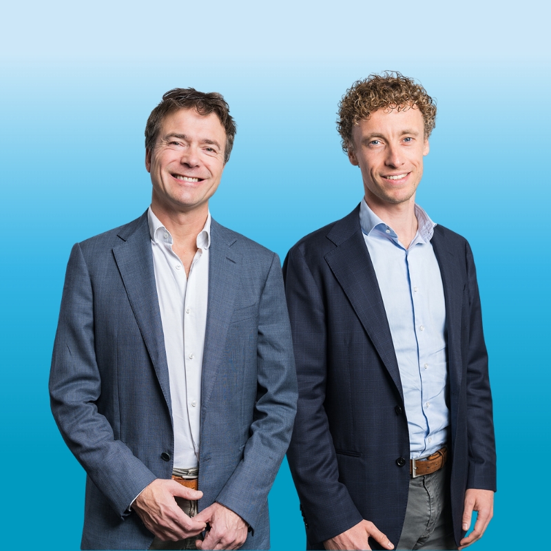 The founders of Vitestro: Toon Overbeeke and Brian Joseph